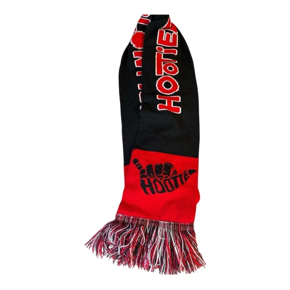 Hootie and the Blowfish Official Band Merch Scarf Black & Red Knit Fan Gear